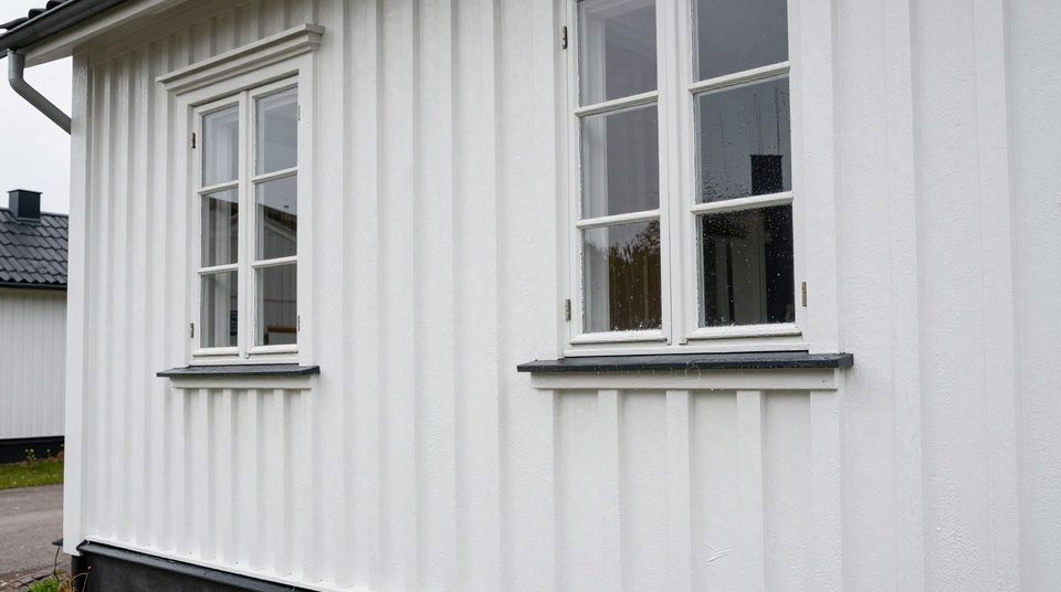 Fasadmålning-projekt i Bromma